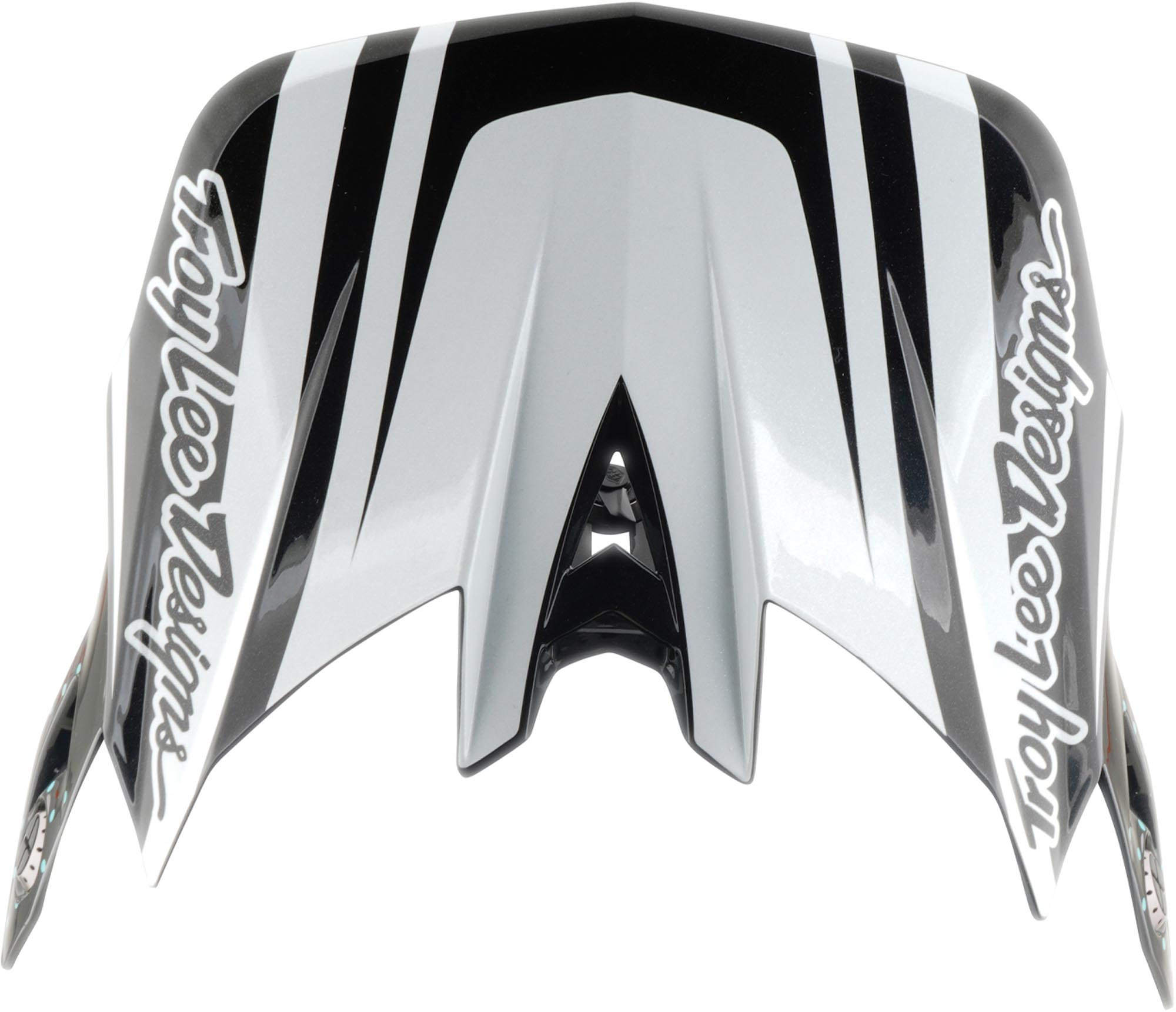 Troy Lee Designs D4 Polyacrylite MIPS The Line Casco per discesa bianco/nero XL (60/61) Figura 8