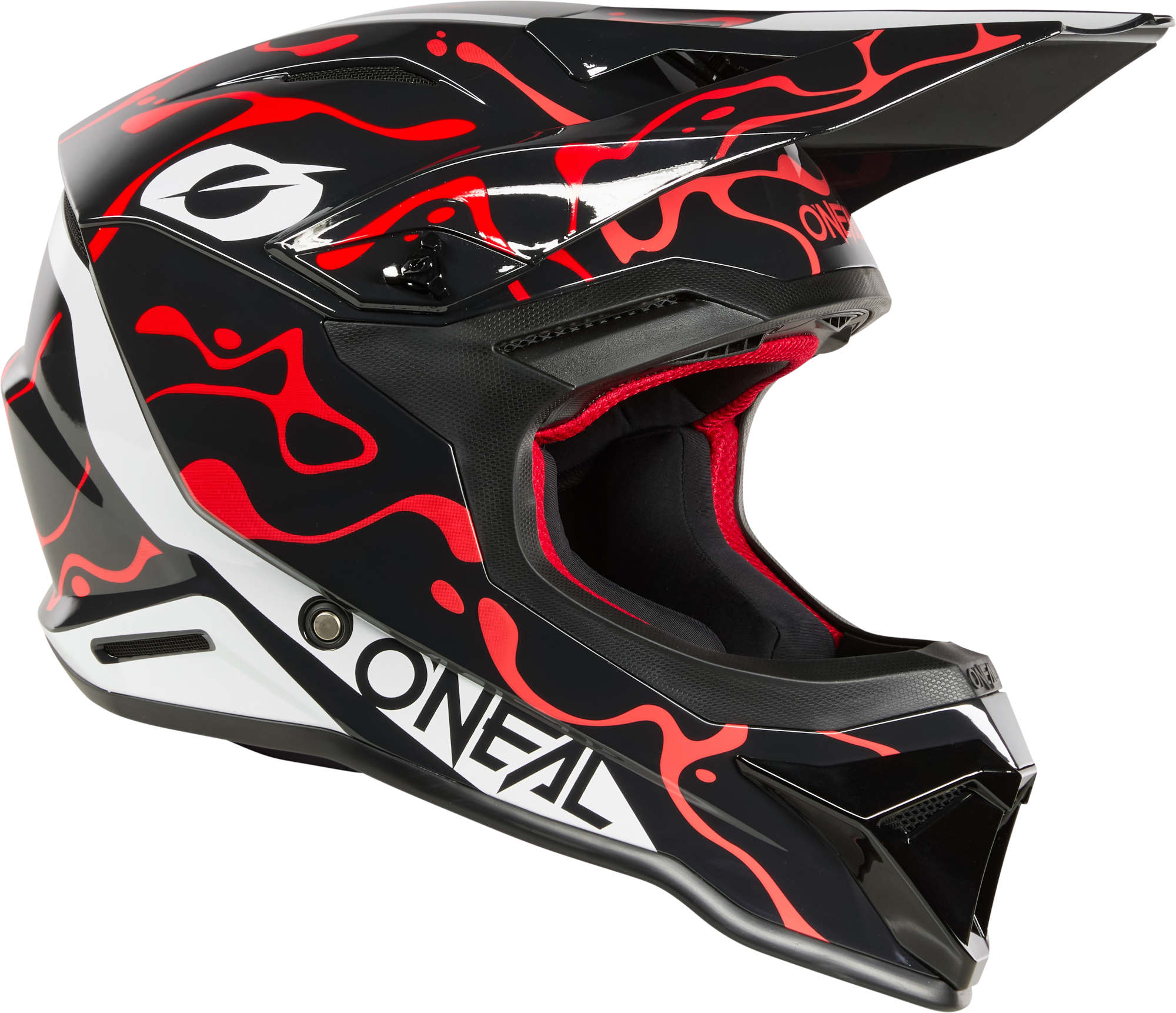 Oneal 1SRS SPLASH Motocross-kypärä musta/punainen XL (61/62) Kuva 3