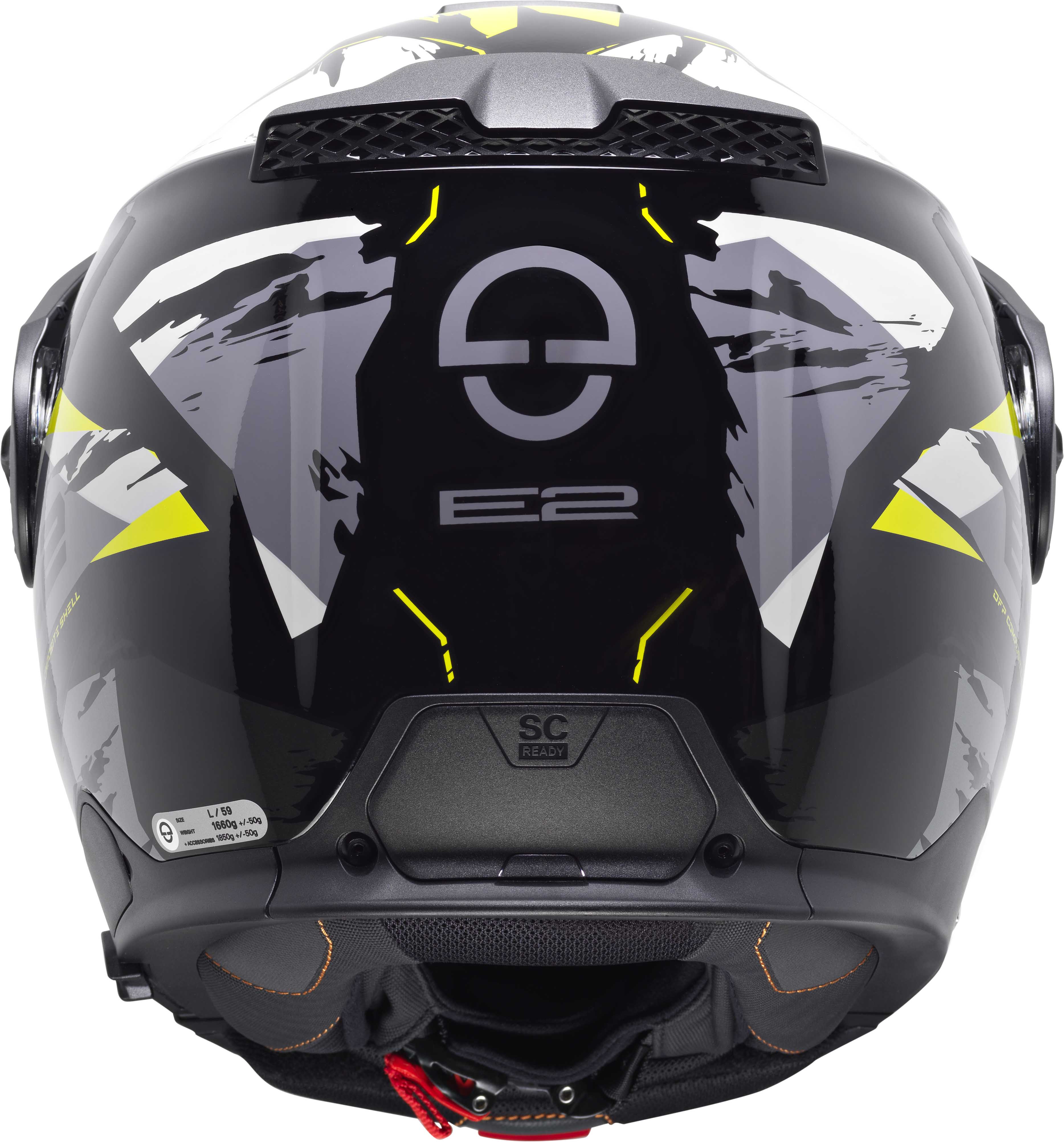 Schuberth E2 Trail Přilba černá/šedá/žlutá XXL (63) Obrázek 4