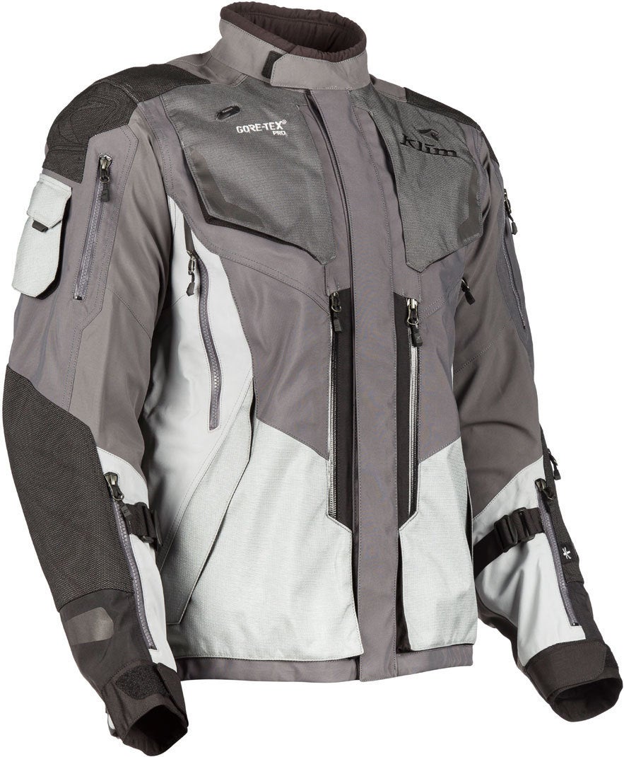 Klim Badlands Pro Motorrad Textiljacke hellgrau XXL Abbildung 3