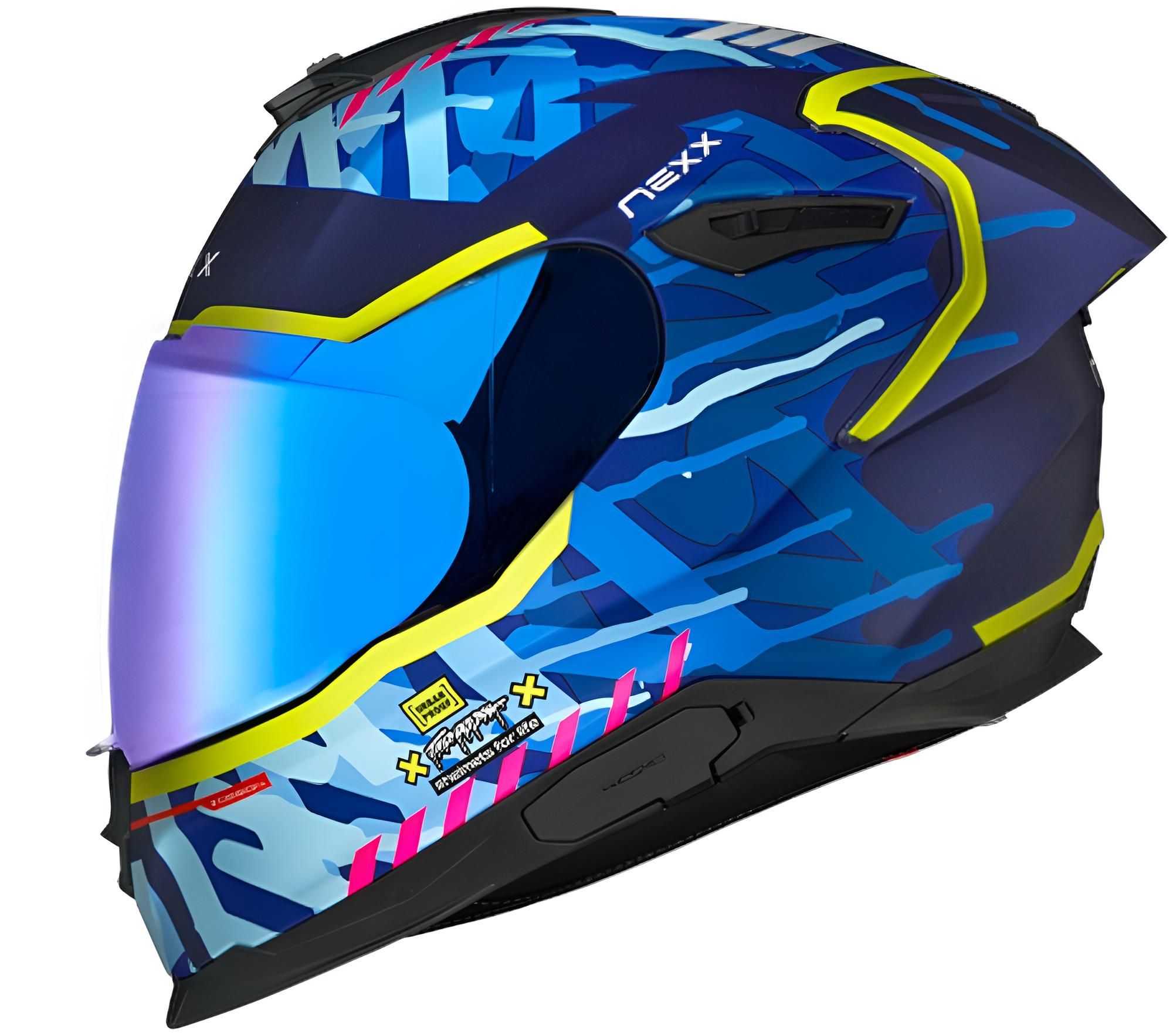 Nexx Y.100R Urbangram Casco blu M (57/58) Figura 1