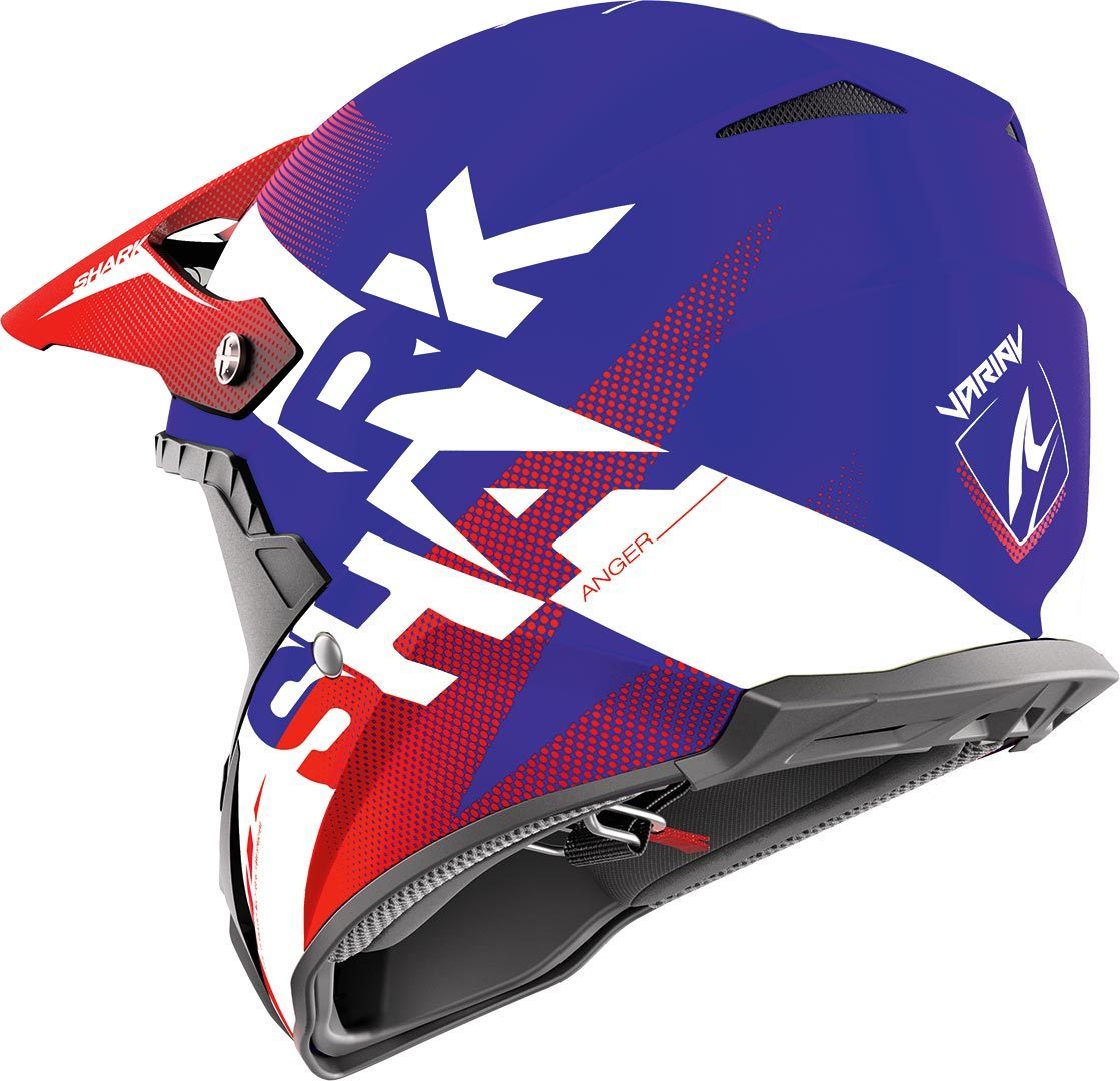 Shark Varial Anger Cască de motocross Albastru/Roșu/Alb M (57/58) Figura 6