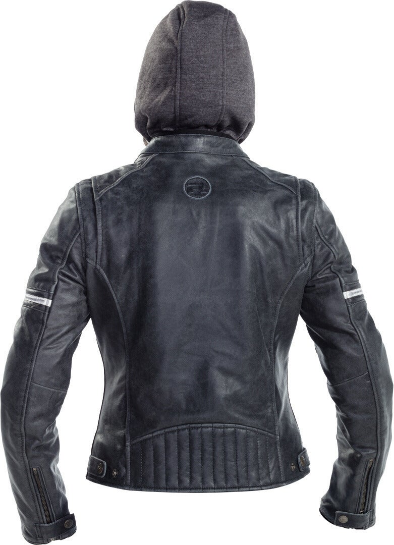 Richa Toulon 2 Damen Motorrad Lederjacke dunkelgrau 42 Abbildung 3