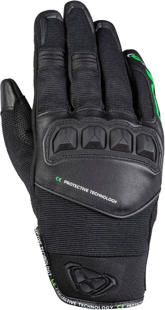 Ixon RS Run Gants de moto noir/vert M Figure 1