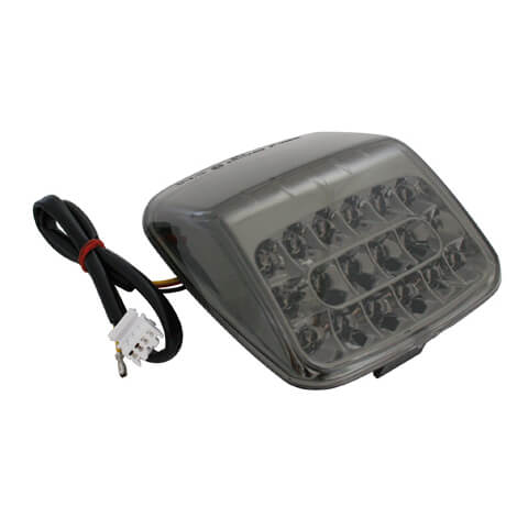 SHIN YO LED-Rücklicht, getöntes Glas und Chromreflektor, HARLEY-DAVIDSON V-Rod 02-08 Figur 2