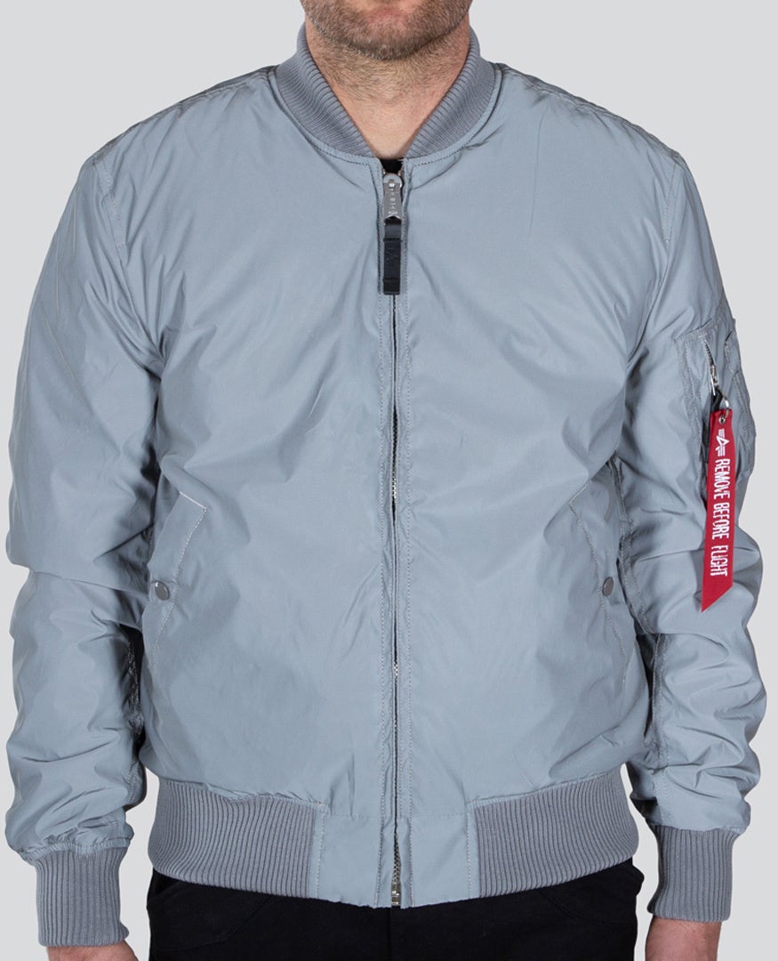 Alpha Industries MA-1 VF 59 Reflective Jacket Silver 3XL Figure 1