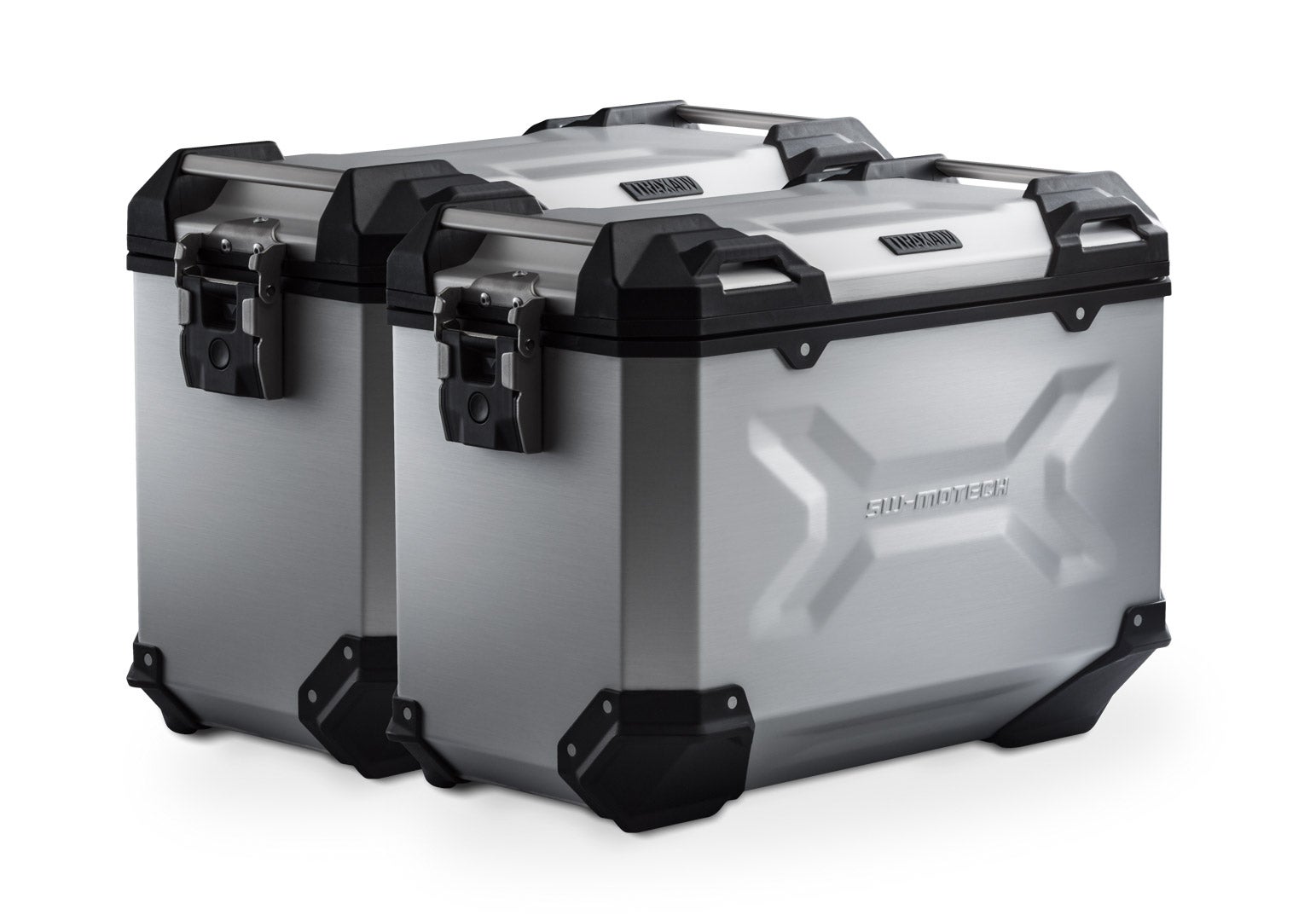 SW-Motech TRAX ADV aluminium case system - Silver. 45/45 l. Ducati Multistrada 1260 (17-). Figure 1