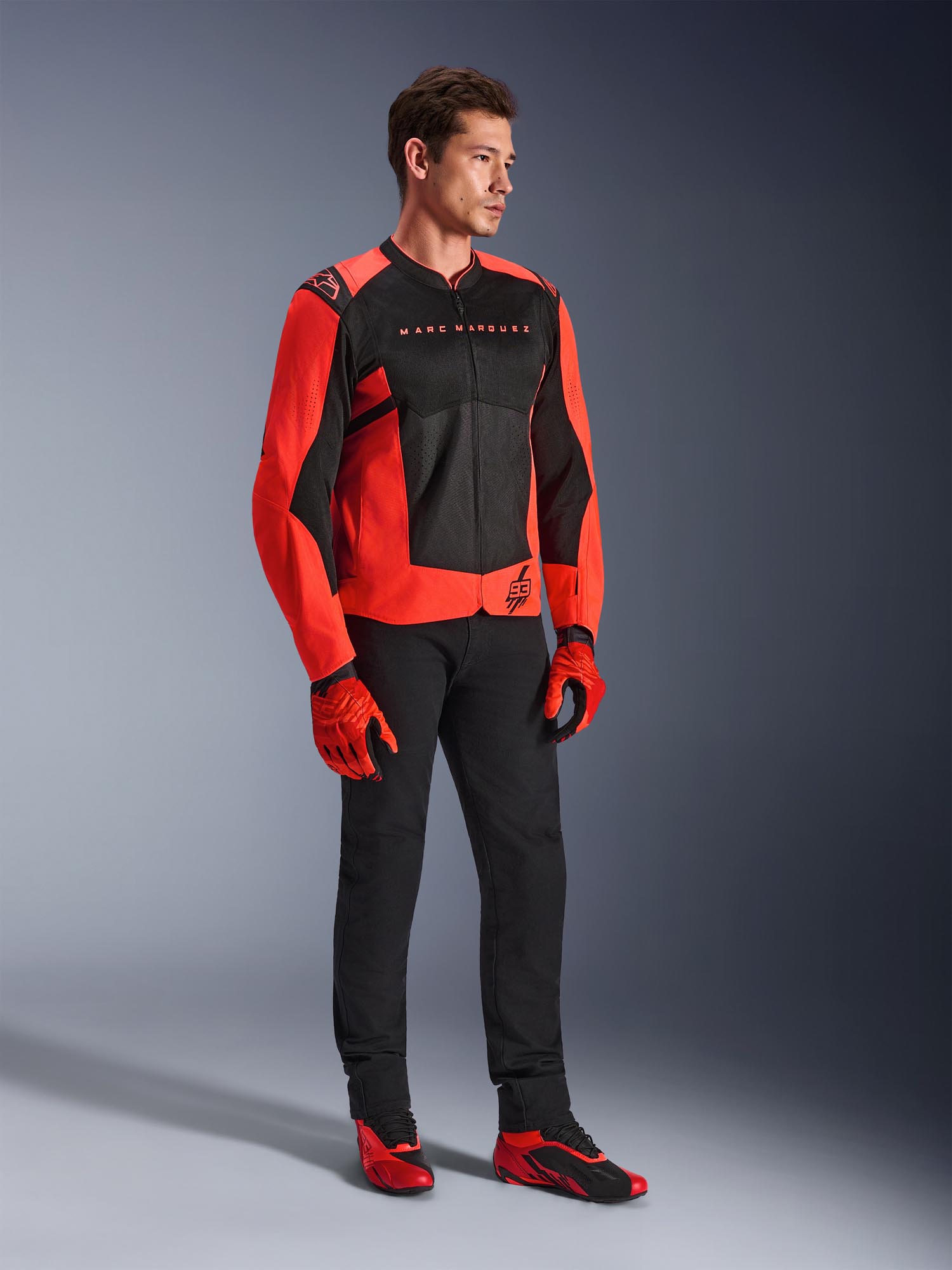 Alpinestars MM93 T-SPS Air V2 Motorcycle Textile Jacket black/neon-red L Figure 6