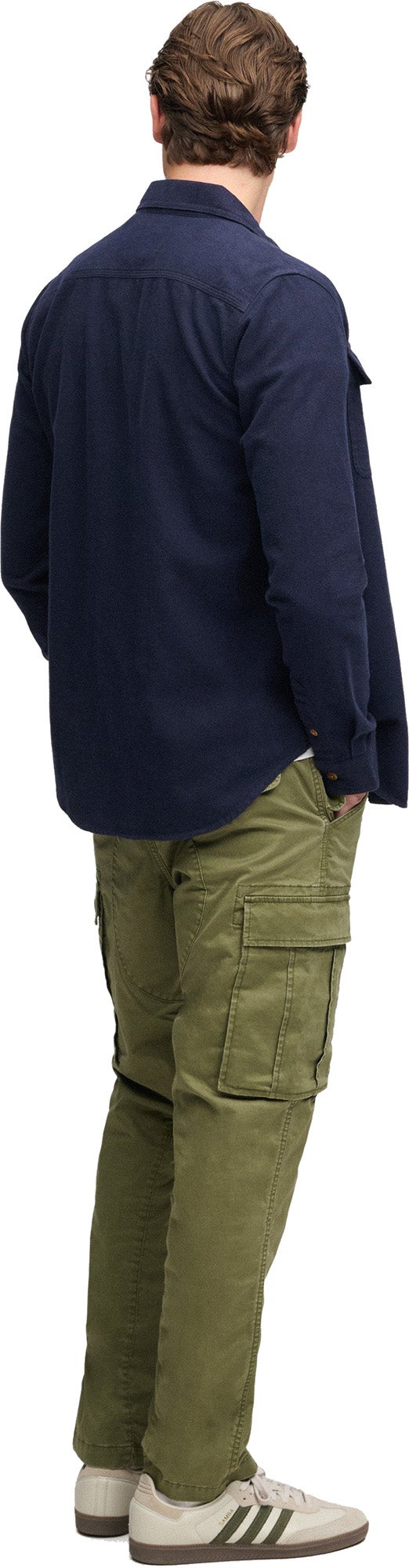 Superdry & Co Slim Taper Pantalon cargo Vert 38/32 Figure 3