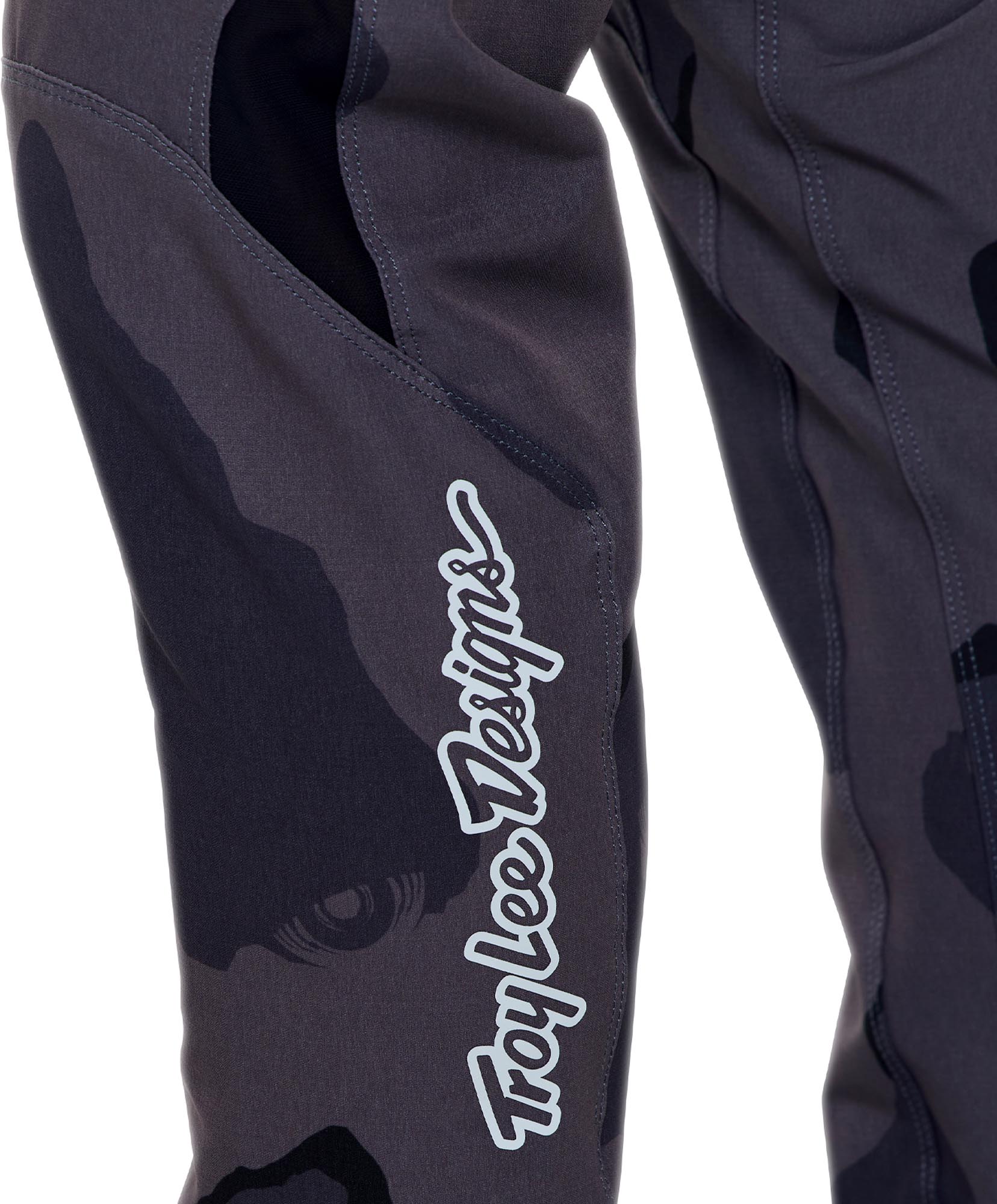 Side view of Troy Lee Designs Skyline Pro Flow Camo Bicycle Pants