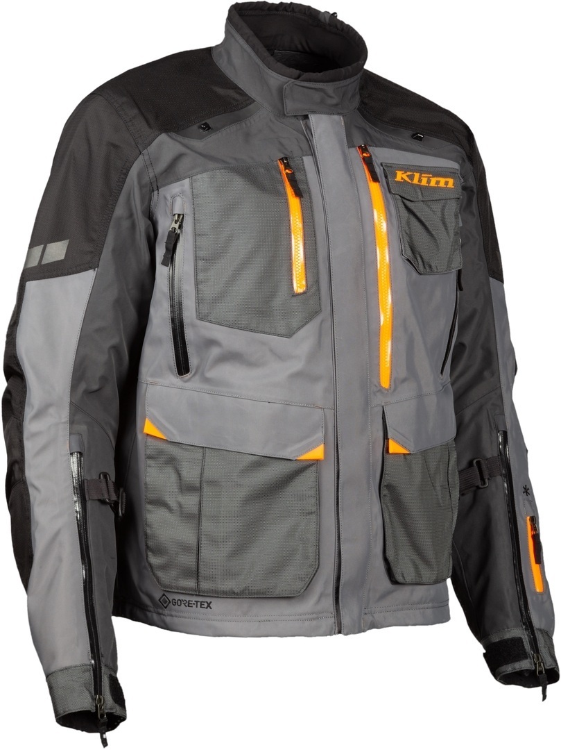 Klim Carlsbad Gore-Tex Motorrad Textiljacke dunkelgrau/hellgrau XL Abbildung 3