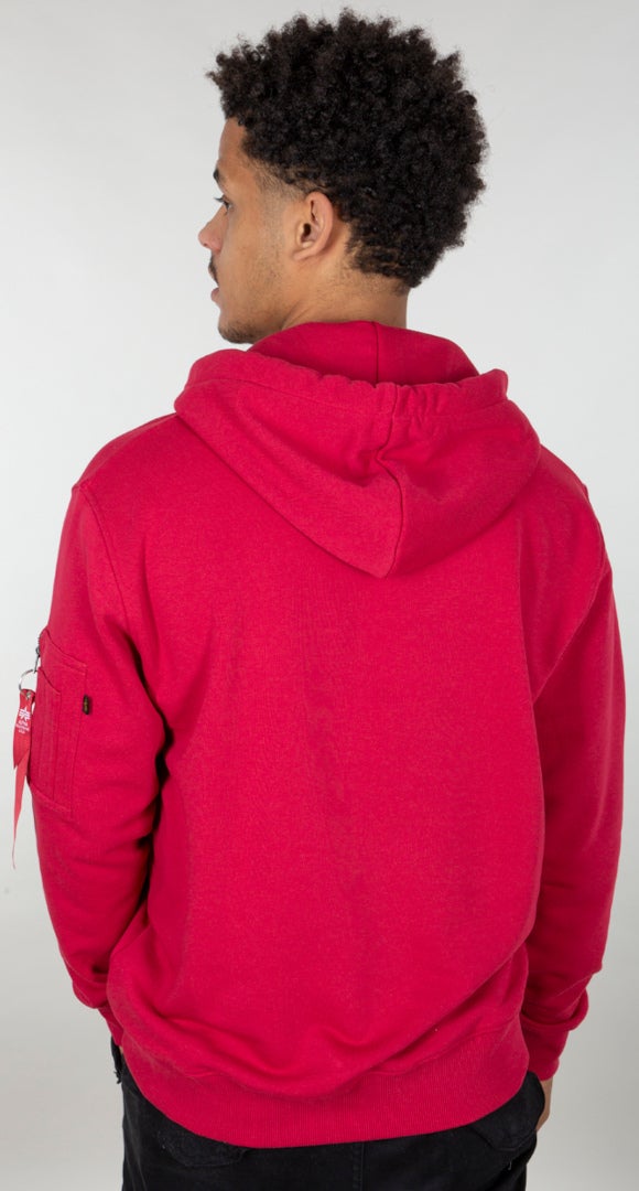 Alpha Industries X-Fit Hettegenser rød L Figur 2