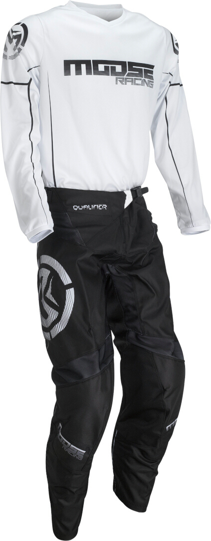 Moose Racing Qualifier 2022 Motocross bukser Sort/hvid 32 Figur 2