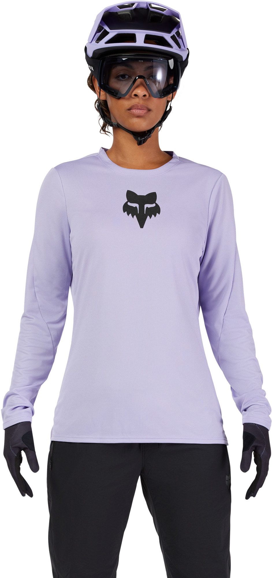 FOX Ranger Fox Head LS Dames Fiets Jersey paars S Figuur 3