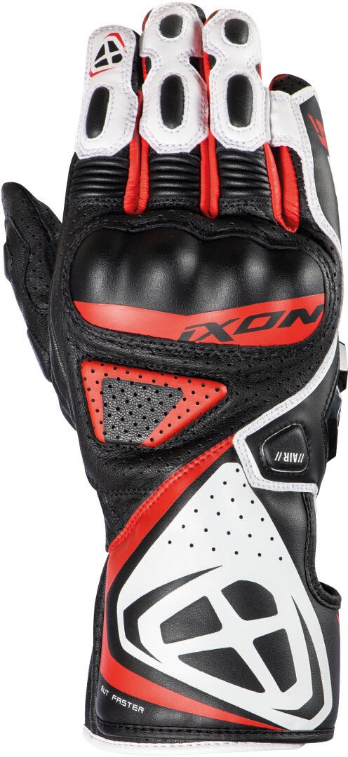 Ixon GP5 Air Motorcycle Gloves black/white/red M Figure 1