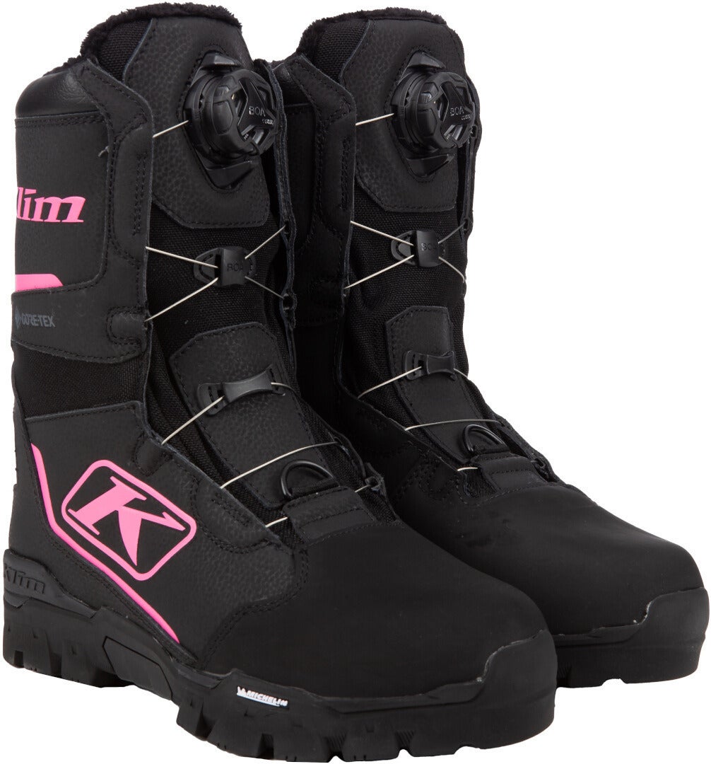 Klim Aurora GTX BOA 2023 Dame snescooter støvler sort/pink 11 Figur 10