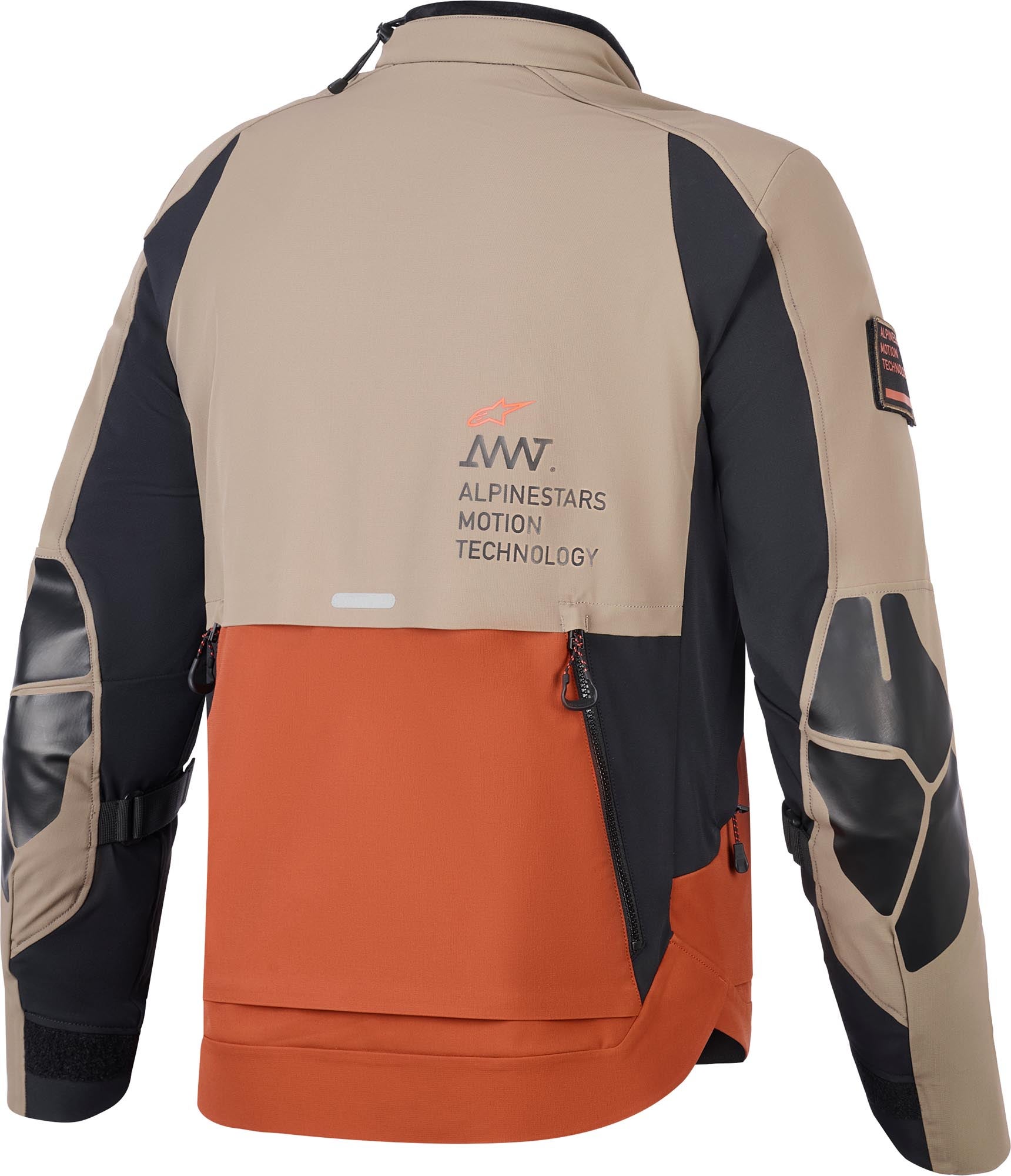 Side view of Alpinestars AMT-8 Stretch Drystar XF waterproof Motorcycle Textile Jacket