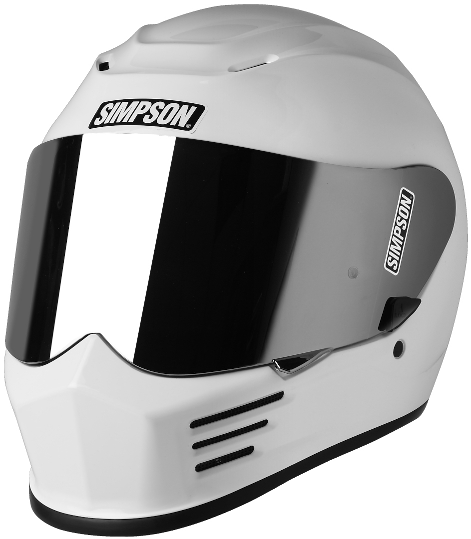 Simpson Speed Hjelm hvid M (56/57) Figur 1