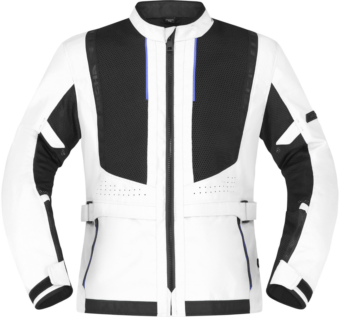 Richa Monaco Mesh WP waterproof Motorcycle Textile Jacket light grey/black 4XL Figure 2