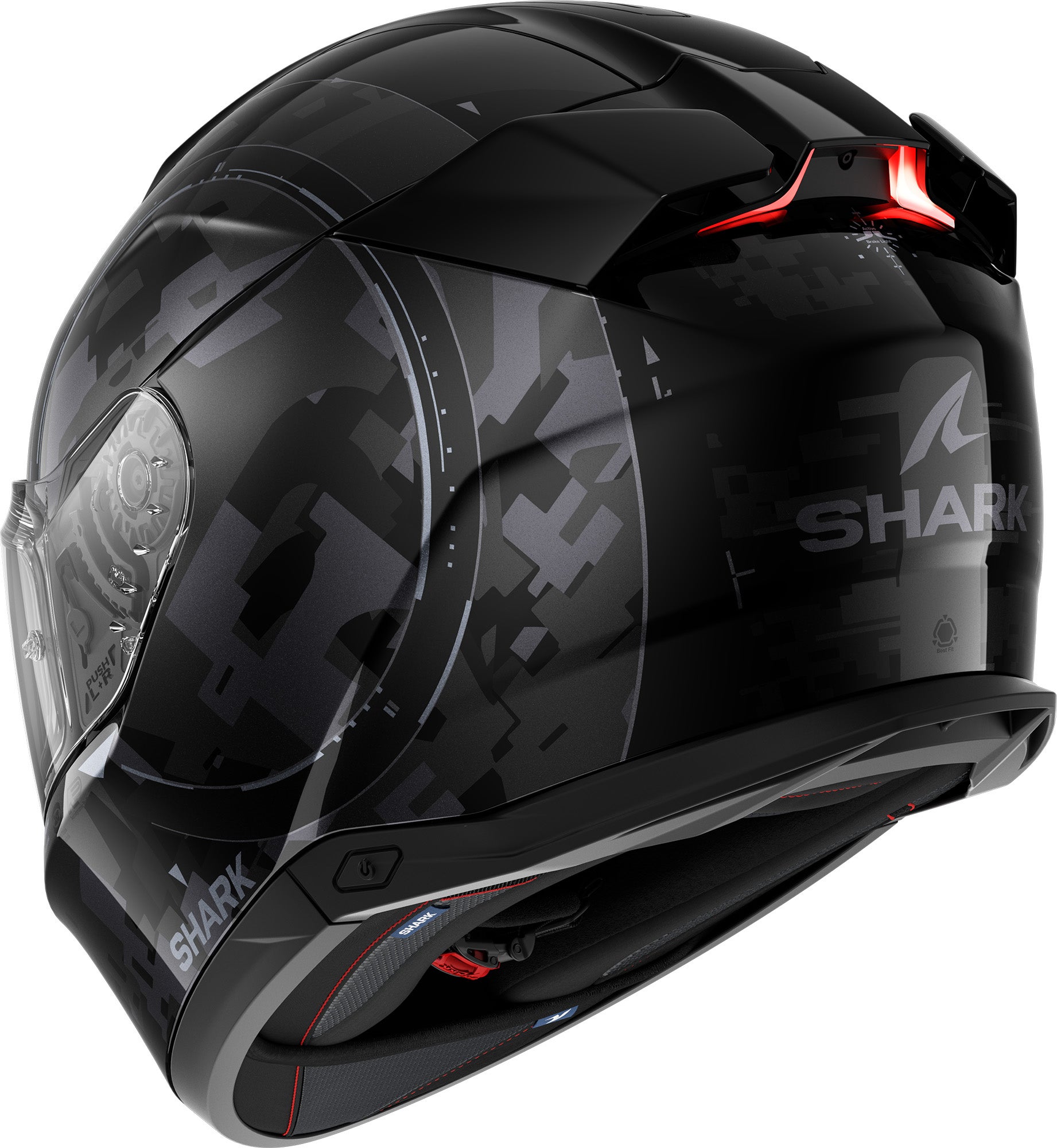 Shark Skwal i3 Gang Casque noir/anthracite/argent M (57/58) Figure 2
