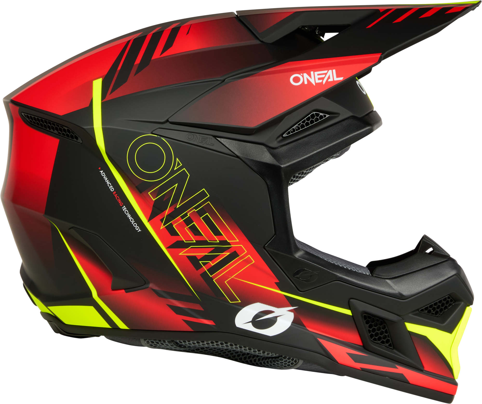 Side view of Oneal 3SRS HAZE Motocross Helmet