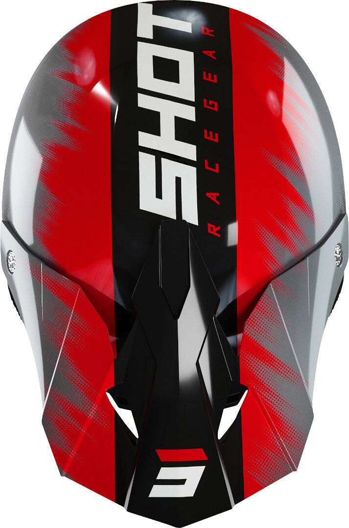 Shot Furious Versus Motocross Helm schwarz/rot L (59/60) Abbildung 3