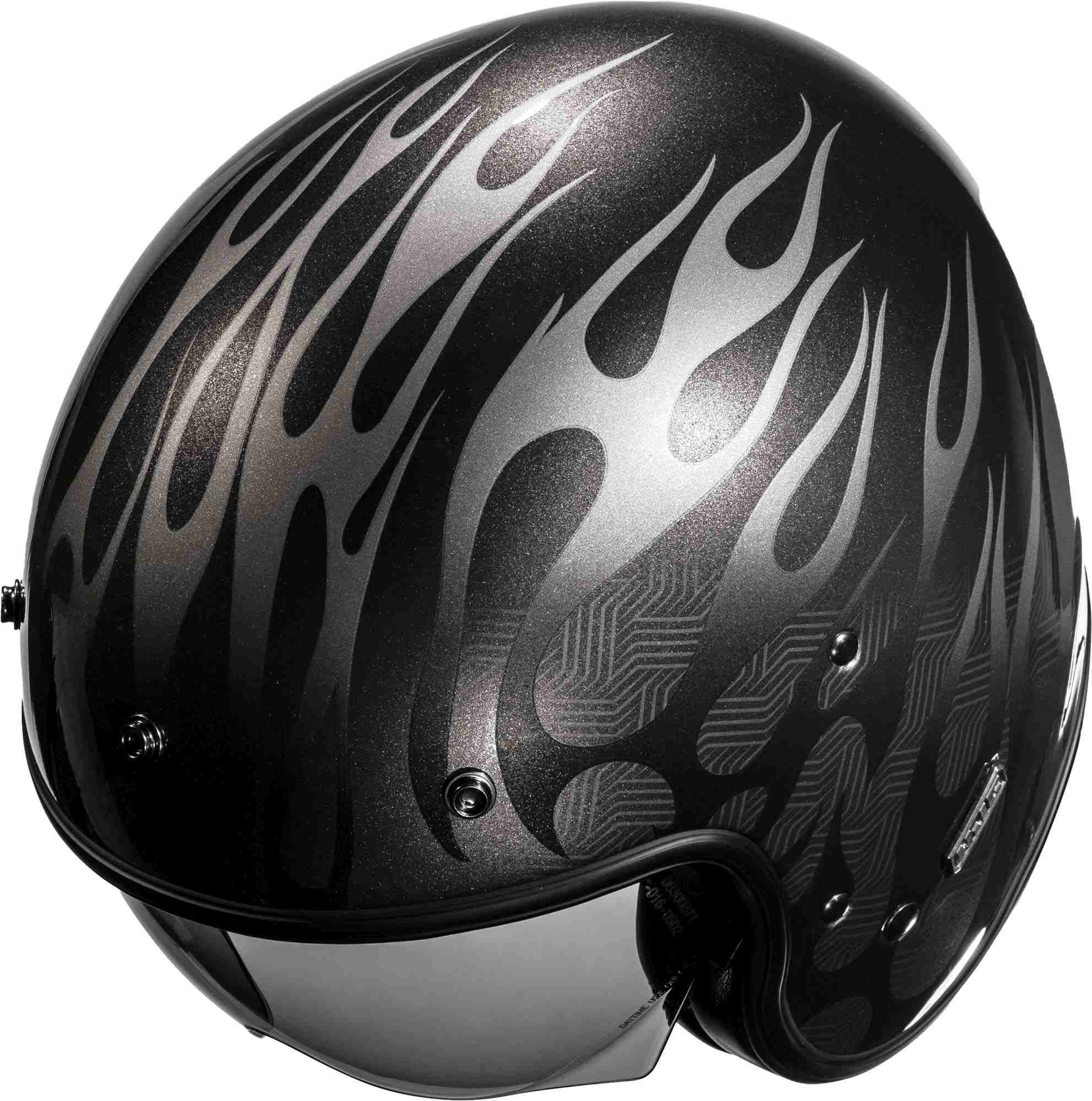 HJC V31 Firo Jet Helmet black/grey XL (60/61) Figure 2