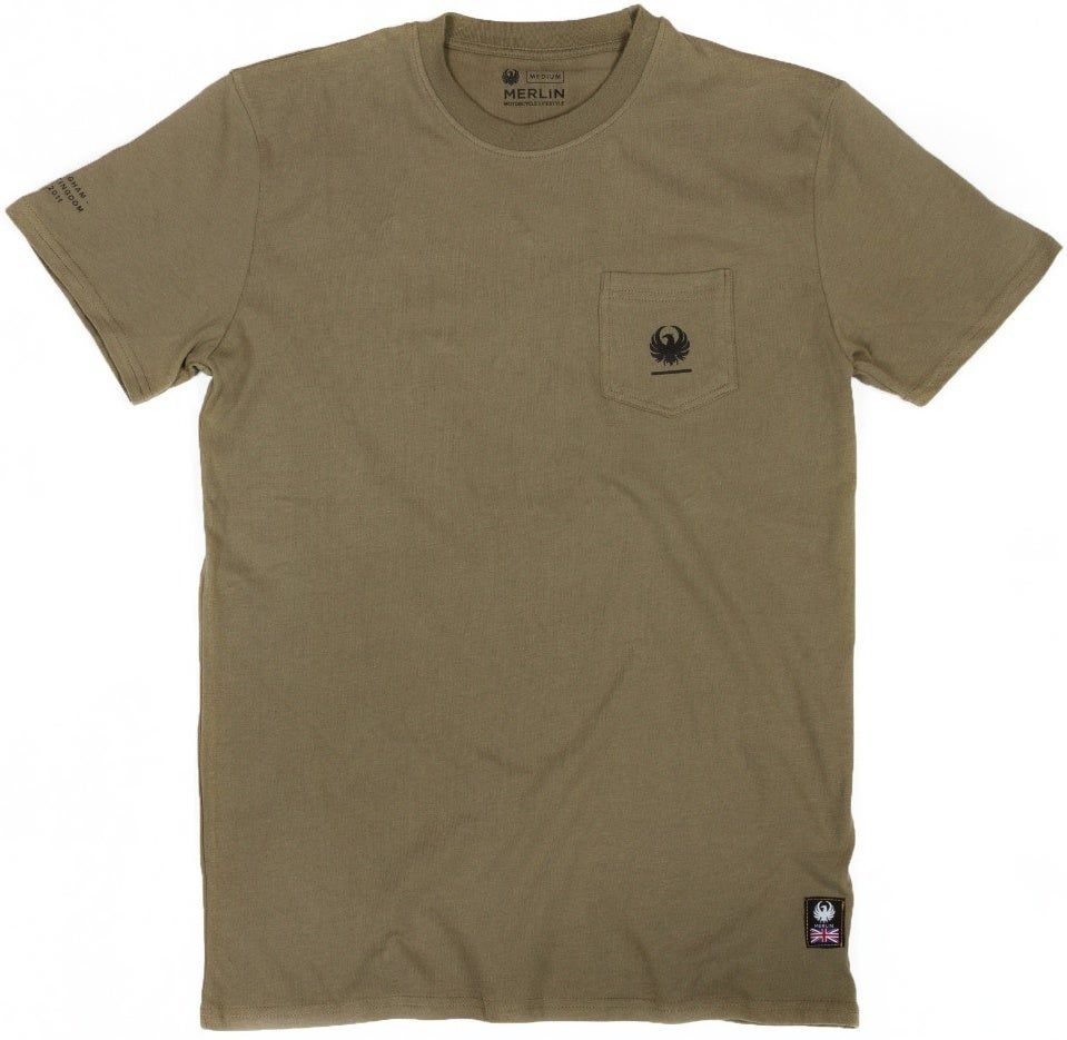Merlin Walton Pocket T-Shirt khaki 3XL Abbildung 1