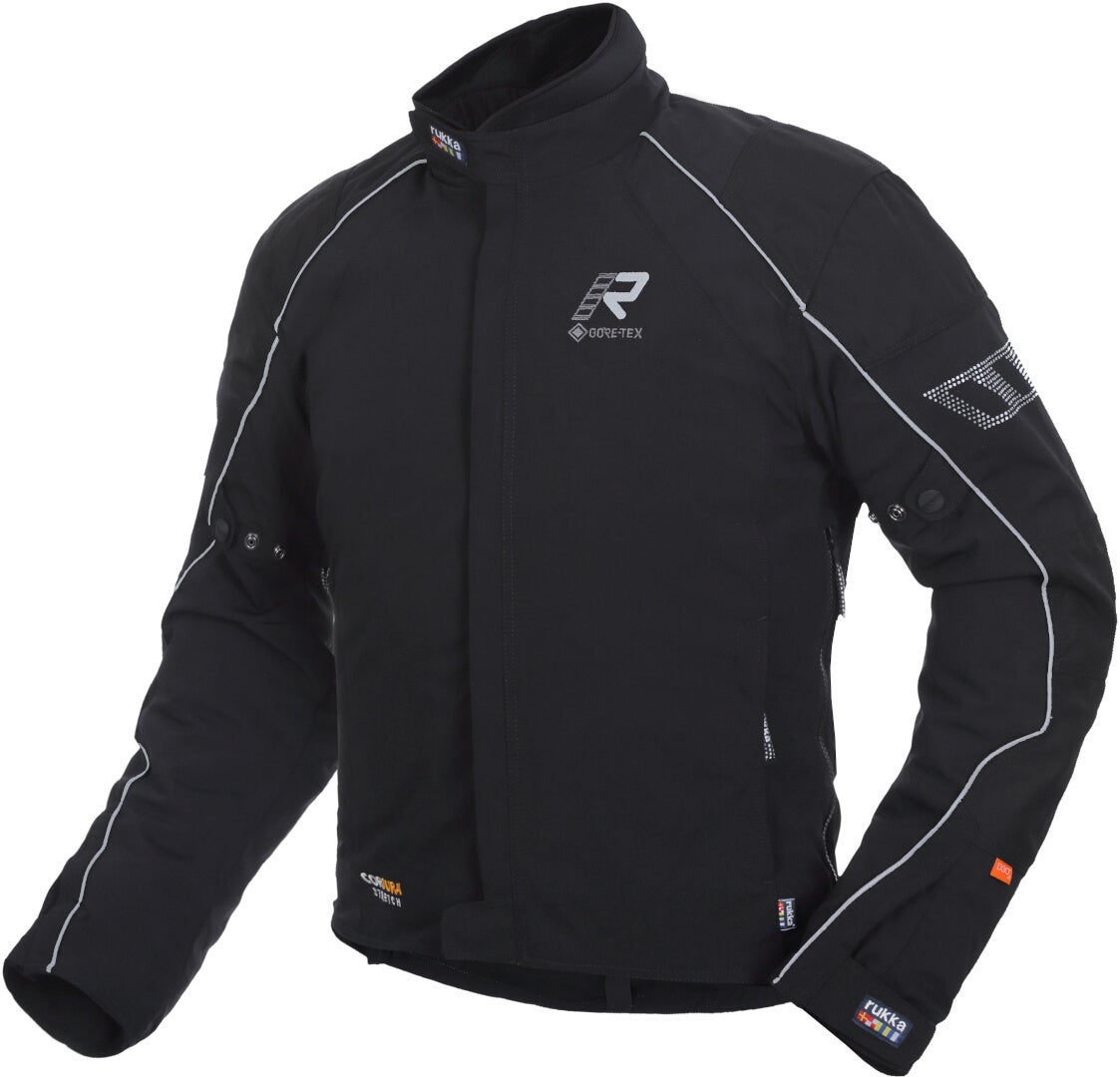 Rukka Comfo-R GTX Motorcycle Textile Jacket black/silver 54 Figure 1