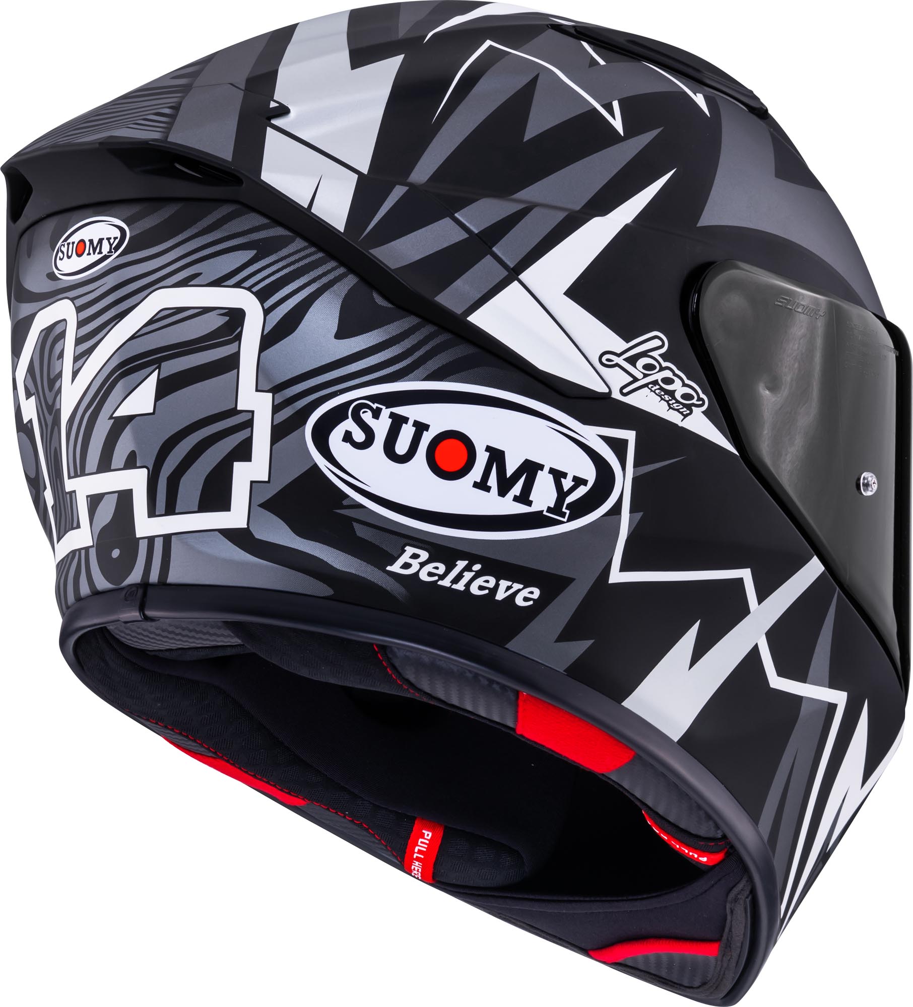 Suomy Track-1 Sam Lowes Replica 2025 Helm schwarz L (59/60) Abbildung 5