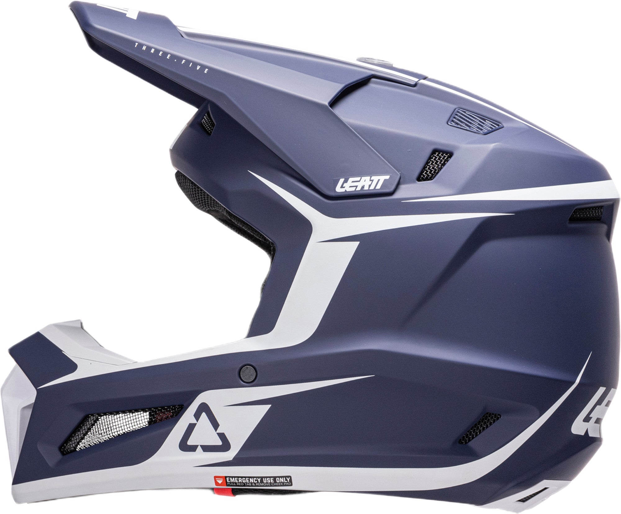 Leatt 3.5 V26 Casque de motocross avec lunettes bleu/blanc S (55/56) Figure 5