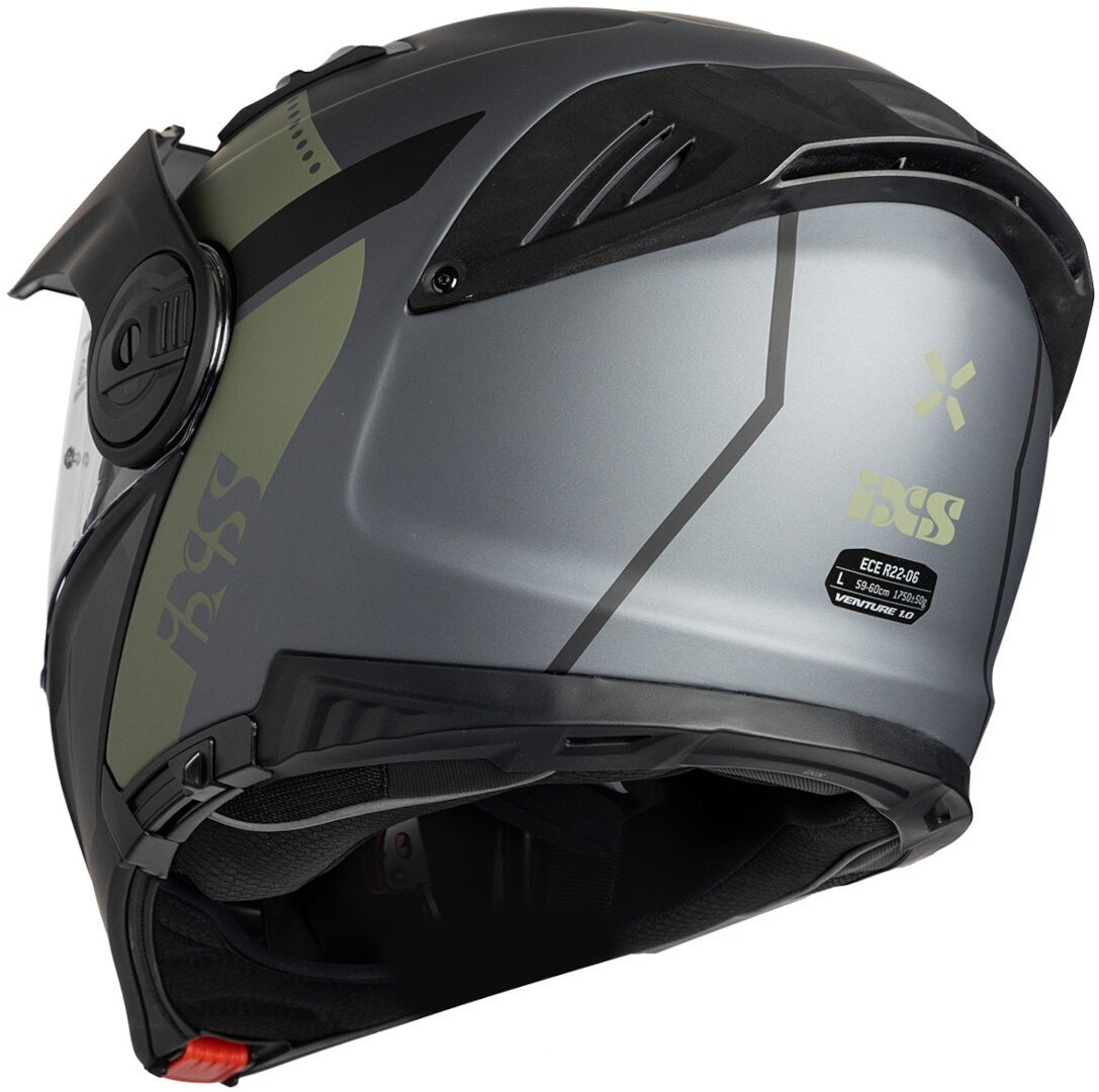 IXS Venture 1.0 Helmet black matt/grey/green S (55/56) Figure 4