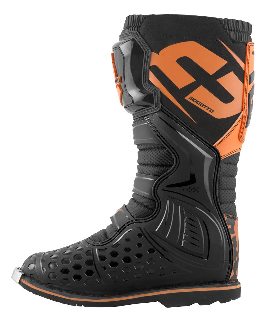 Bogotto MX-3 Camo Bottes de motocross Orange/Noir 46 Figure 3