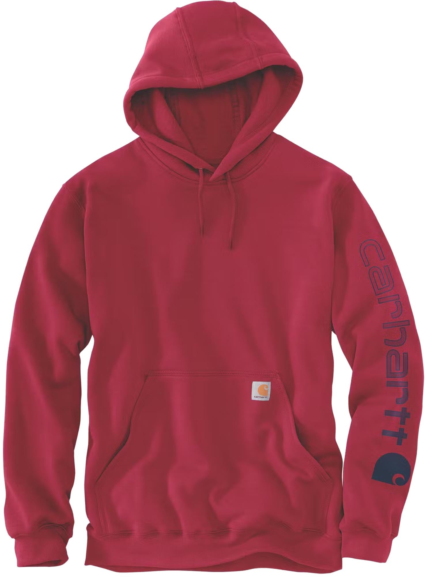 Carhartt Iconic K288 Logo Sweatshirt Mørkeblå/rød S Figur 1