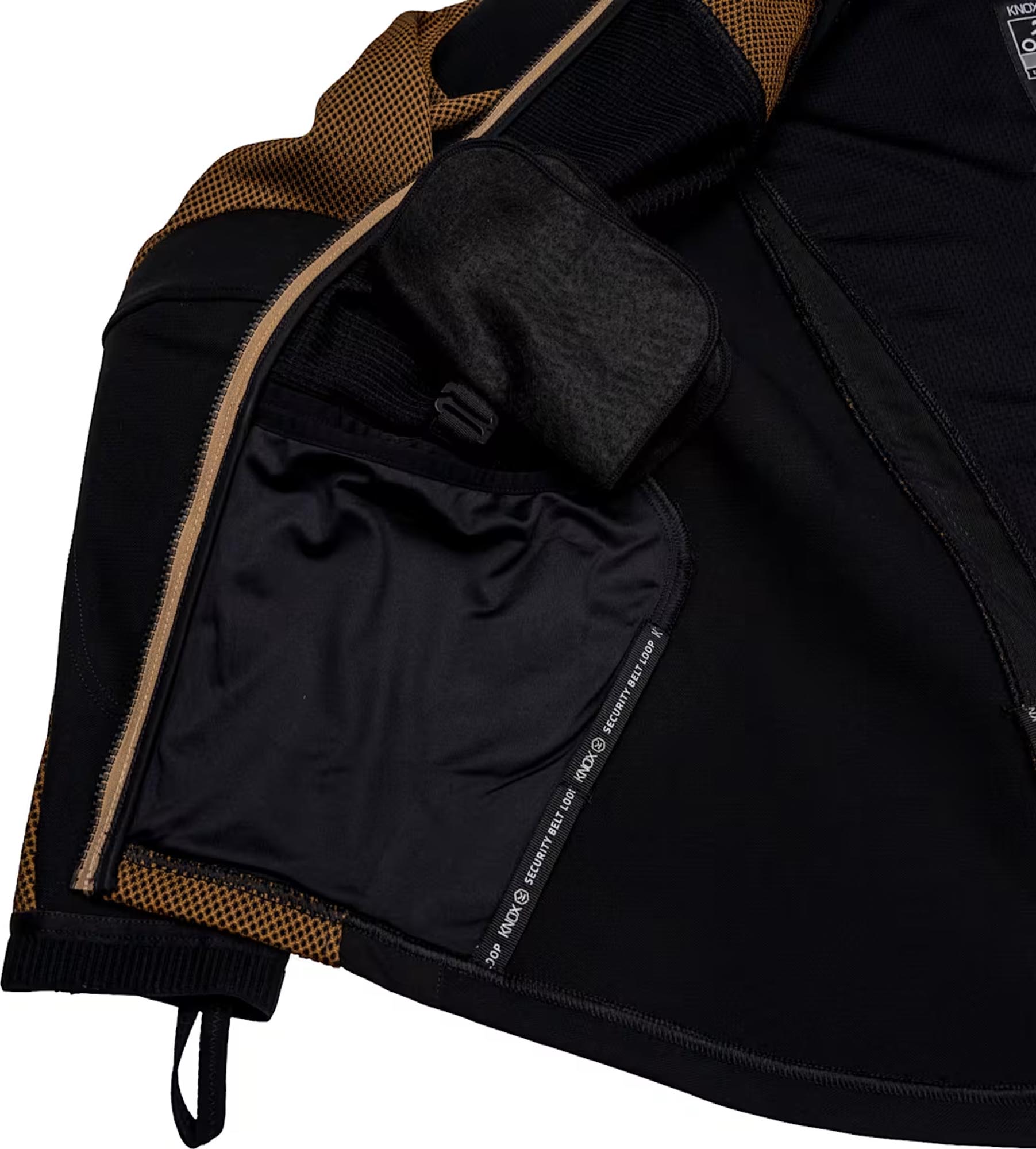 Knox Urbane Pro Move Motorcycle Textile Jacket brown S Figure 6