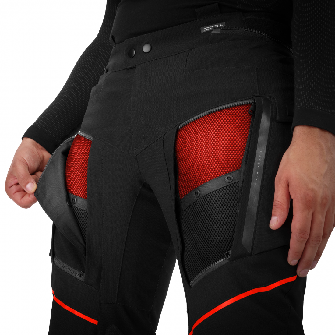 SHIMA Hero 3.0 Motorcycle Textile Pants grey/red XL Figure 7