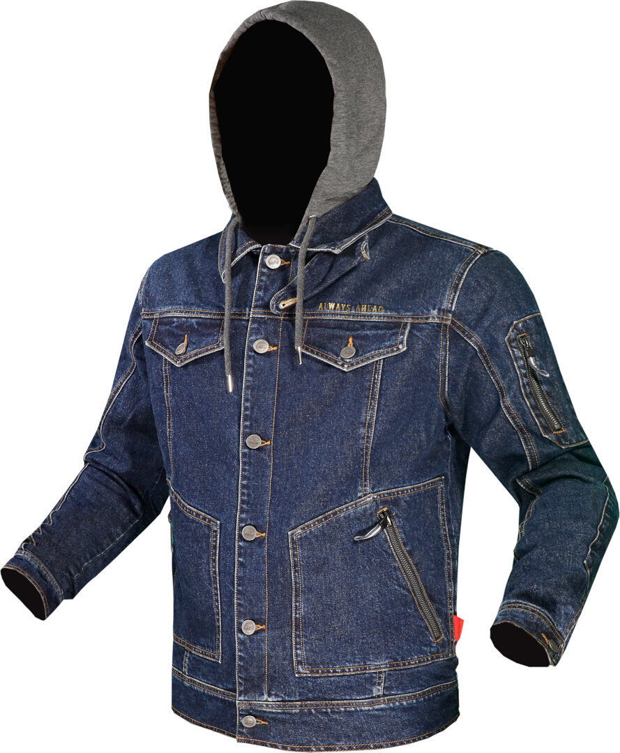 LS2 Oaky Motorrad Textiljacke dunkelblau 3XL Abbildung 3