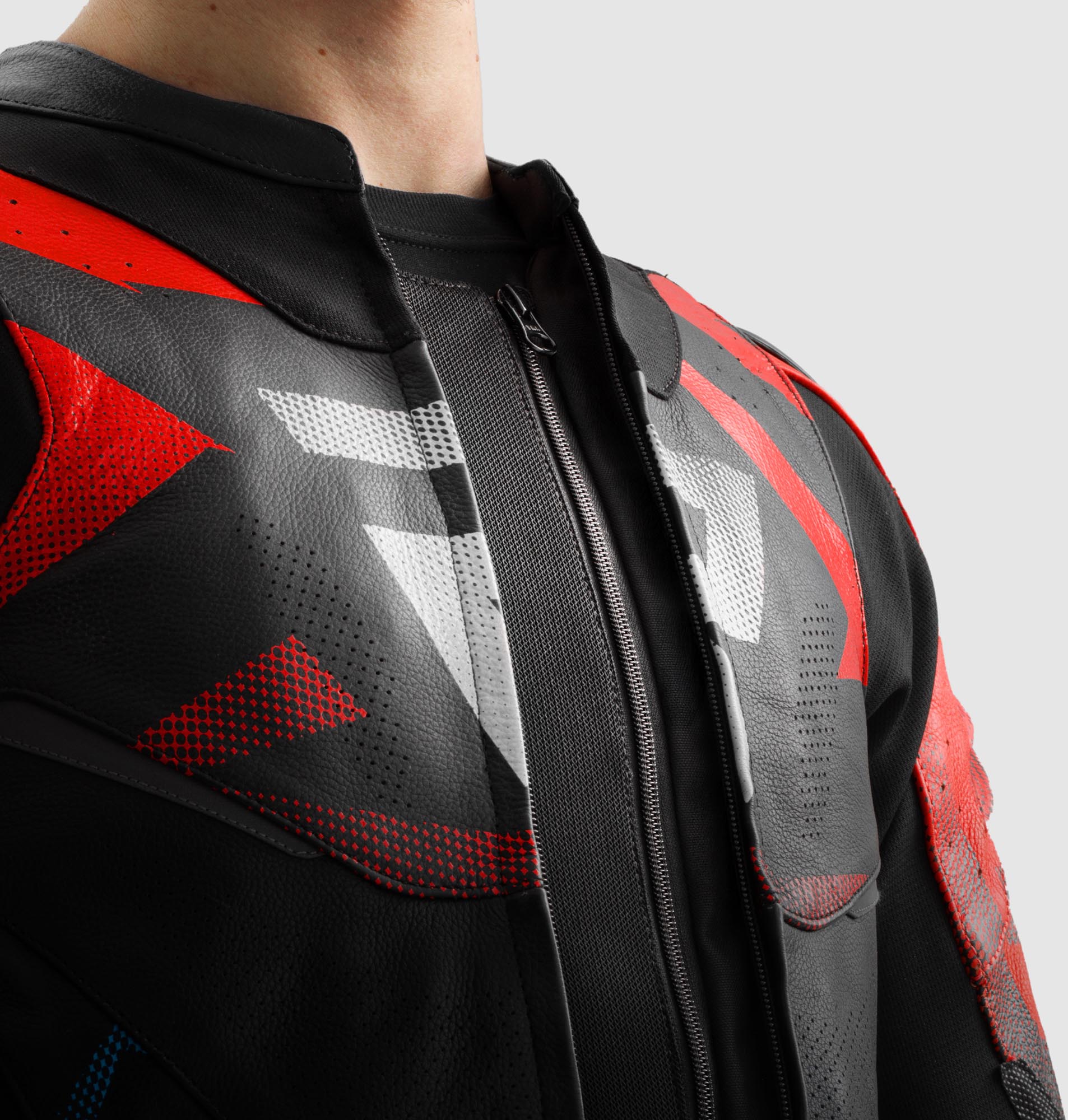 Side view of Rebelhorn Inferno Motorcycle Leather Jacket