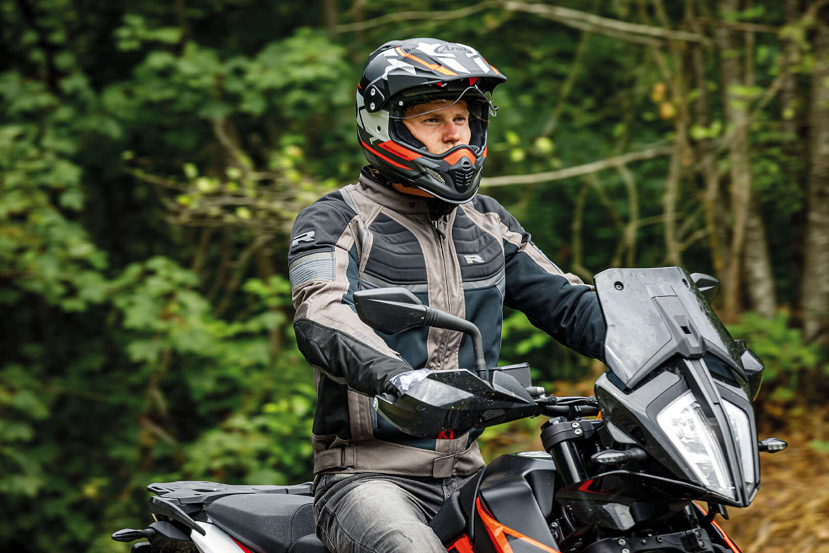 Richa Airstream-X waterproof Motorcycle Textile Jacket grey/black M Figure 3