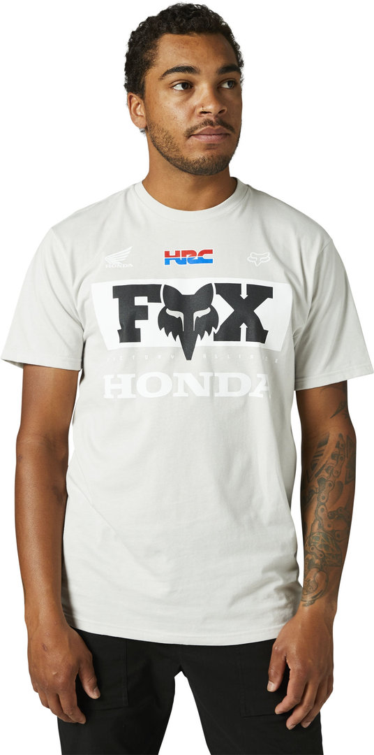 FOX Honda SS Premium Triko světle šedá XL Obrázek 1