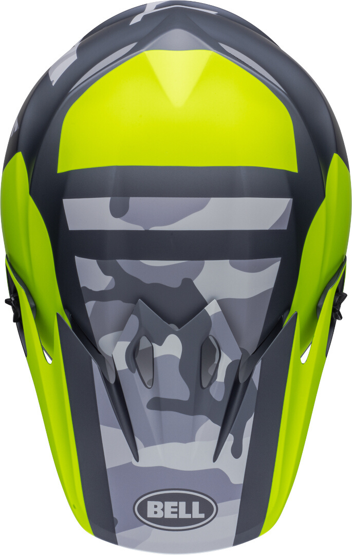 Bell MX-9 MIPS Alter Ego Cască de motocross negru/gri/galben XL (61/62) Figura 9