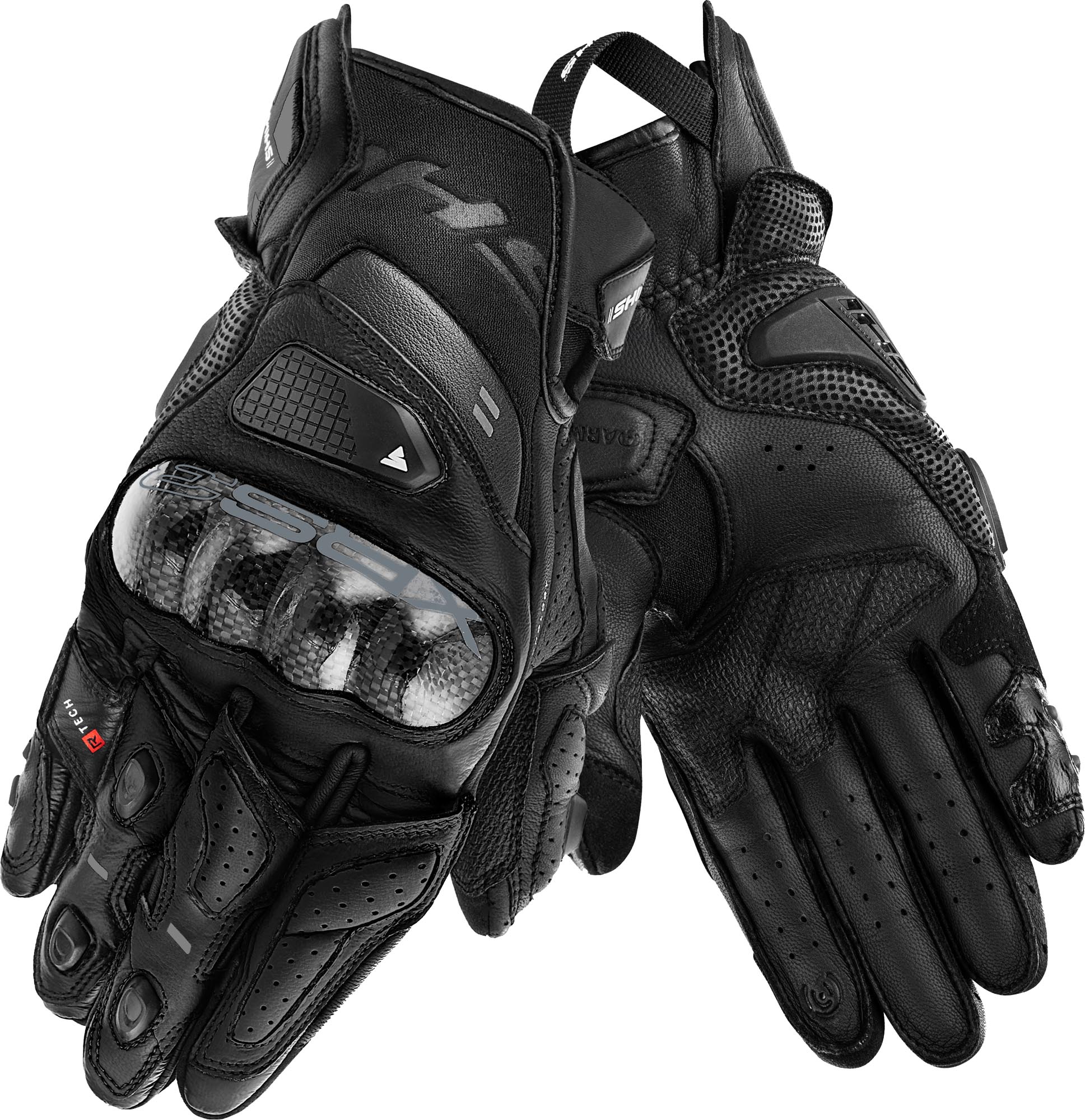 SHIMA XRS-3 Motorcykelhandsker Sort S Figur 1