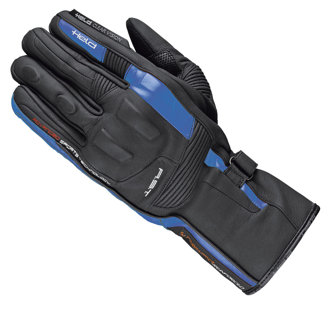 Held Secret-Pro Motorcykel handsker sort/blå 9 Figur 1