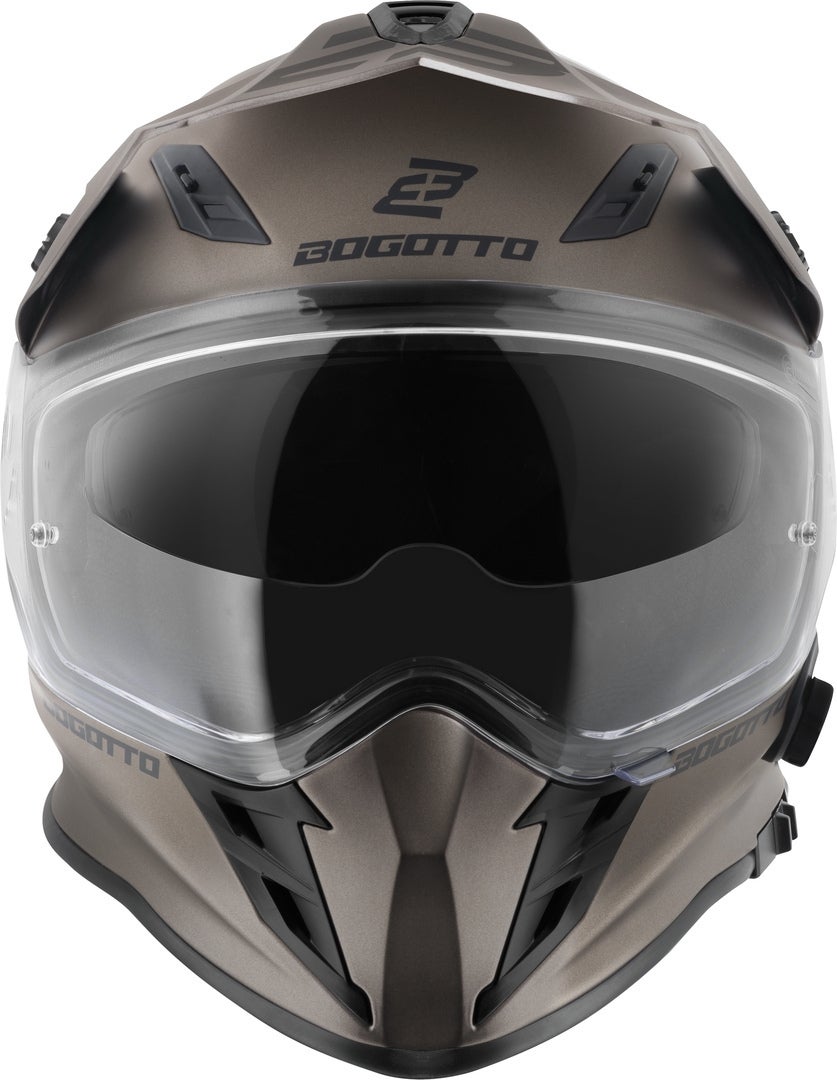 Bogotto H331 BT Bluetooth Casco Enduro Marrone opaco M Figura 5