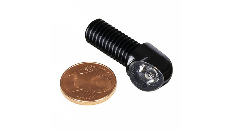 motogadget Corpo Indicador LED Mo.Blaze Tens1 Preto / Lente Transparente (1pc), Frente & Traseira Figura 1