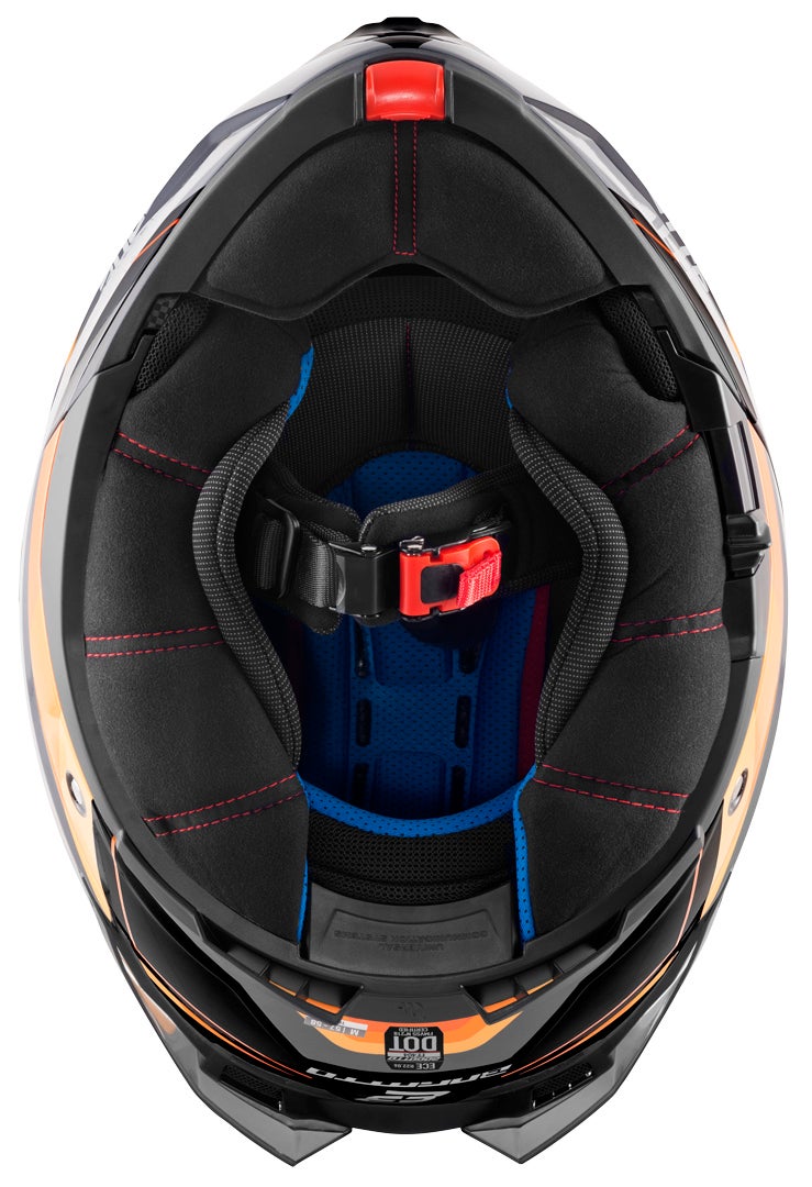 Bogotto FF404 Ezion Casque modulable noir mat/orange S Figure 8