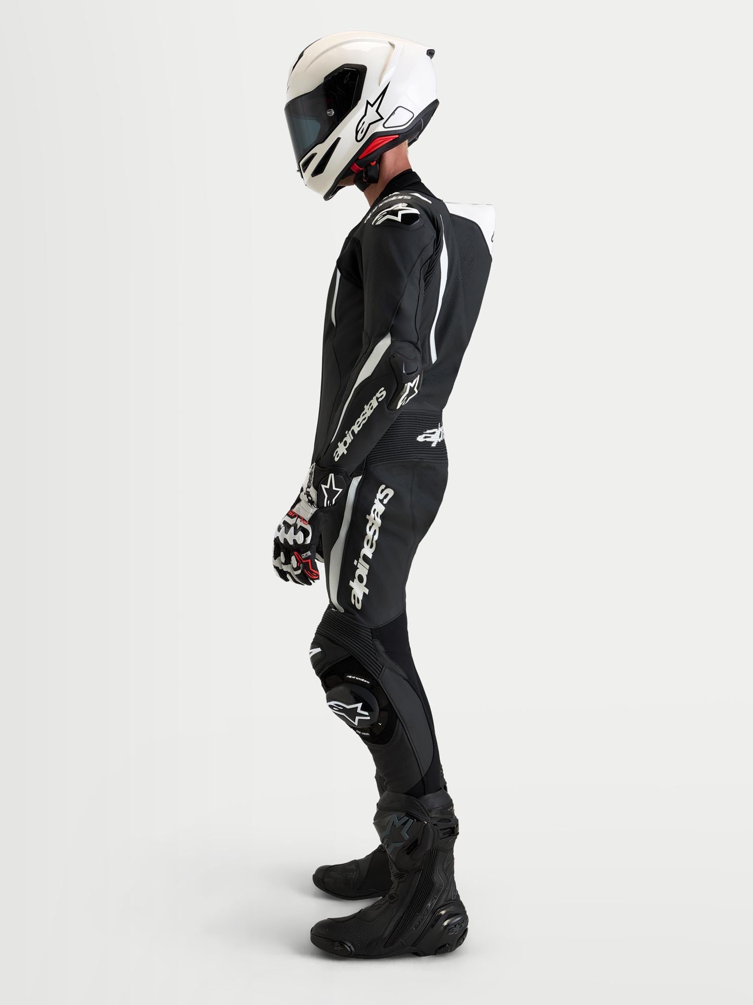 Alpinestars Missile V3 1-Piece Motorcycle Leather Suit black/white 50 Figure 11