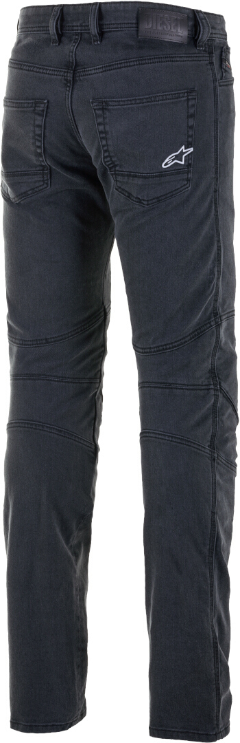 Alpinestars AS-DSL Daiji Motorcykel Jeans Svart tvätt 28 Figur 2