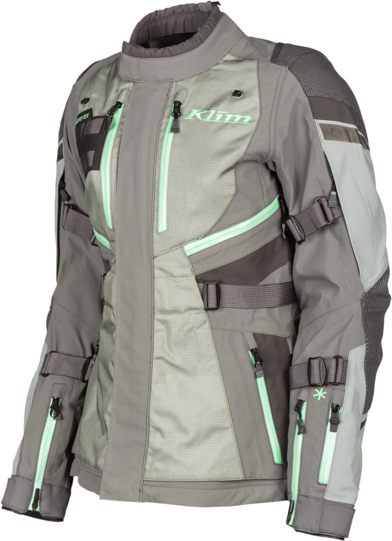 Klim Artemis 2023 Motorcycle Textile Jacket grey/silver M Figure 1