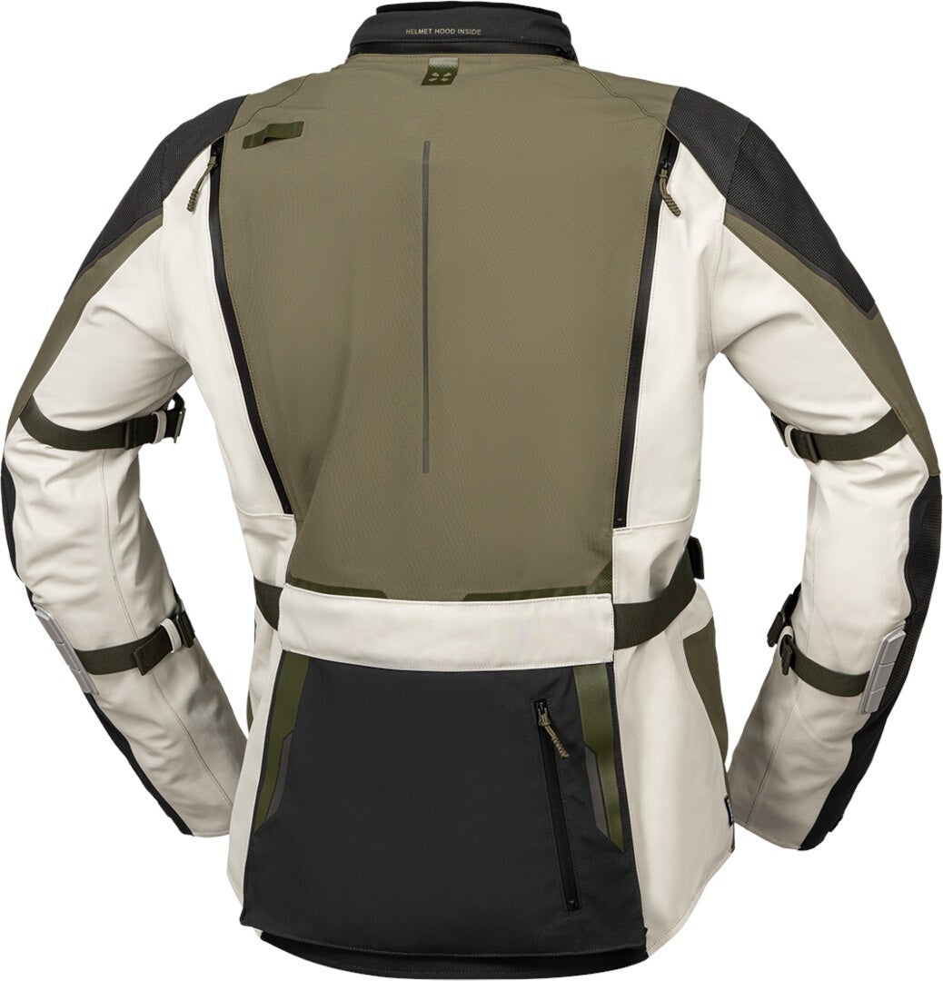 IXS Venture-GTX 1.0 Veste textile de moto imperméable Gris/vert XXL Figure 2